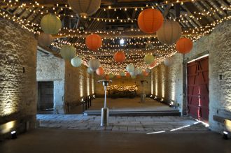Cogges Farm Fairy Lights and Paper Lanterns