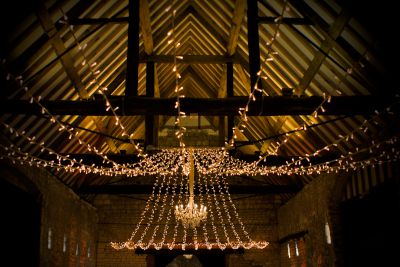Single Gathered Fairy Lights with Chandelier