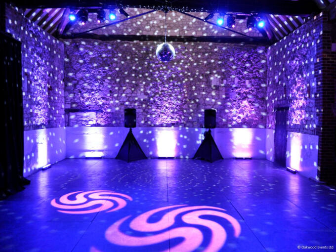 Wedding disco lights