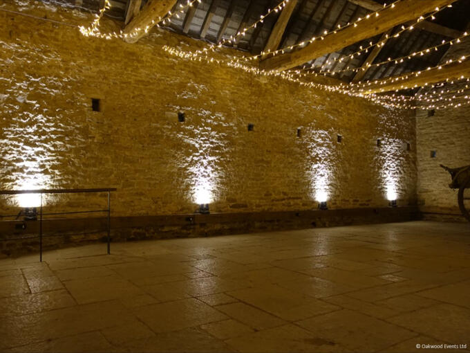 Cogges Manor Farm uplighting