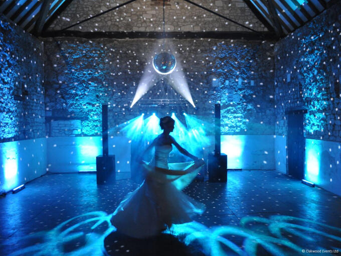 Wedding disco lights