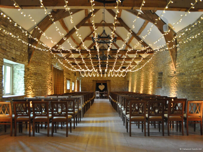Caswell House fairy light canopy