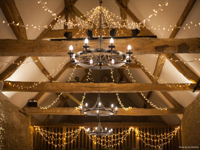 Caswell House Bartlett's Barn fairy lights
