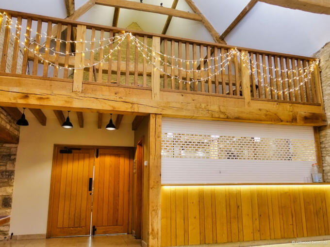 Balcony fairy lights