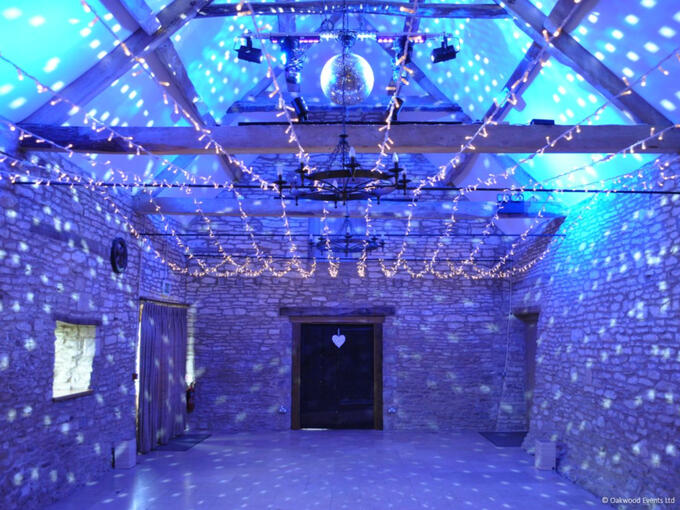 Caswell House disco lights
