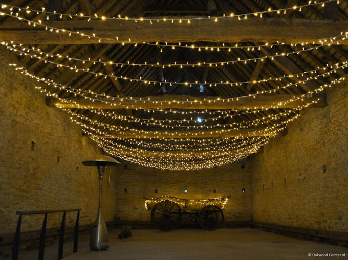 Fairy light canopy